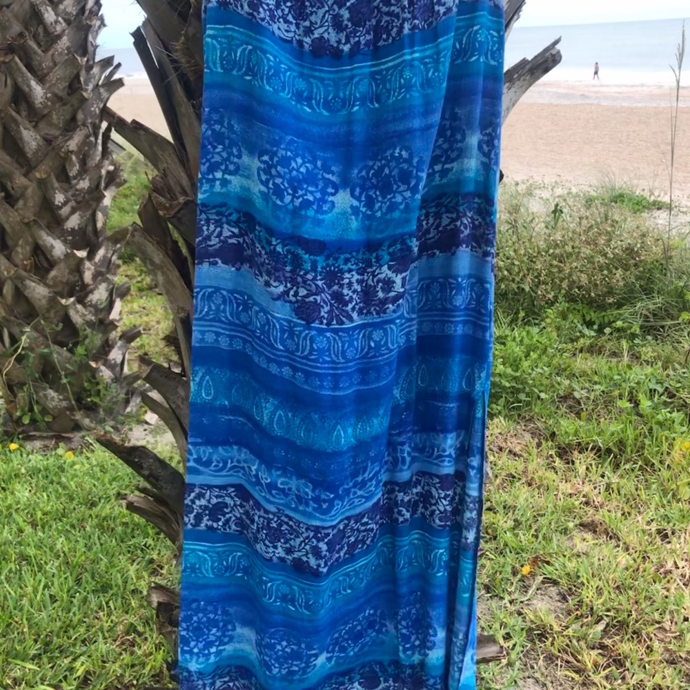 Blue Bahama Maxi Skirt